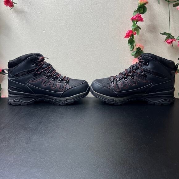 Swiss Tech Black Onyx Hiking Boots Lace Up Mens 8.5 Outdoor Walking Casual ? main image 5